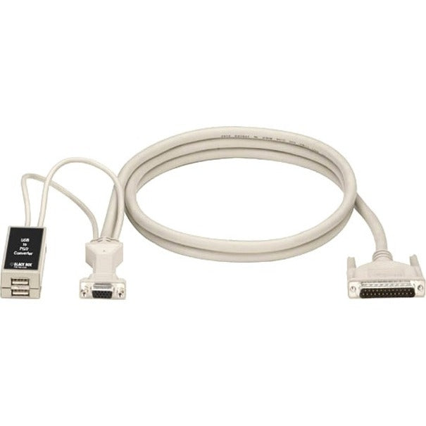 Black Box KVM User Cable - DB25 VGA USB 1-ft. (0.3-m)