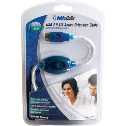 C2G 5m (16ft) USB Extension Cable - Active - M/F