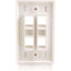 C2G 4-Port Single Gang Multimedia Keystone Wall Plate - White