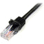 6FT BLACK CAT5E CABLE SNAGLESS 
