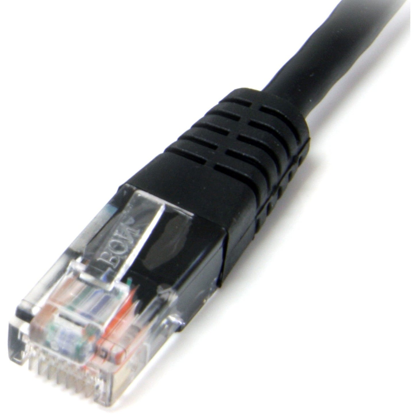 StarTech.com 3 ft Black Molded Cat5e UTP Patch Cable