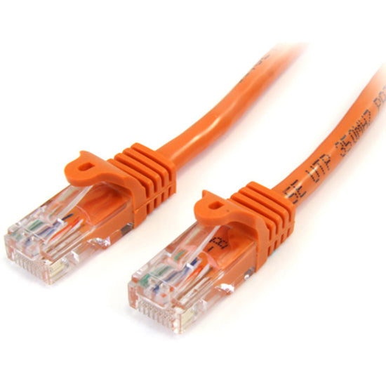 6FT ORANGE CAT5E CABLE SNAGLESS