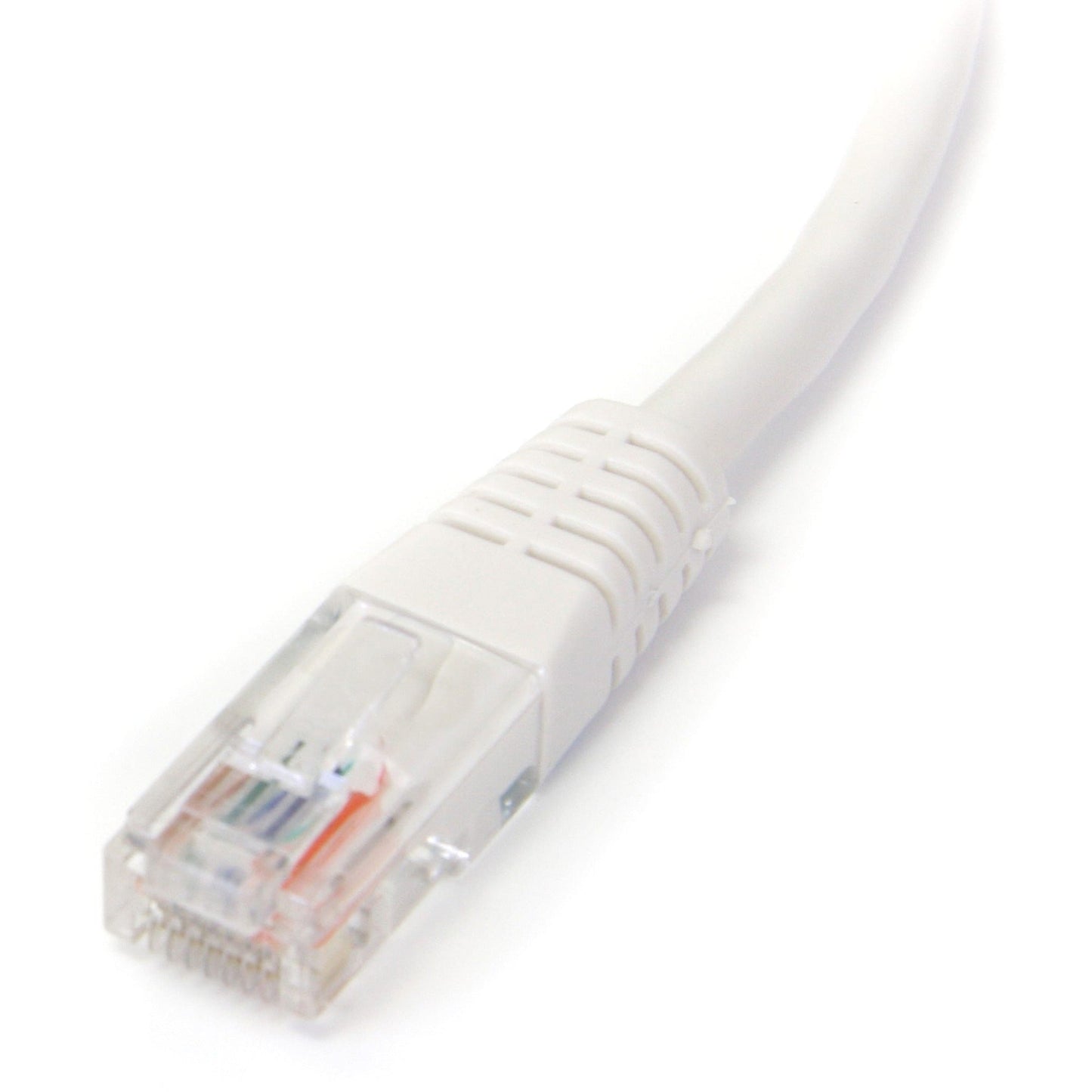 StarTech.com 1 ft White Molded Cat5e UTP Patch Cable