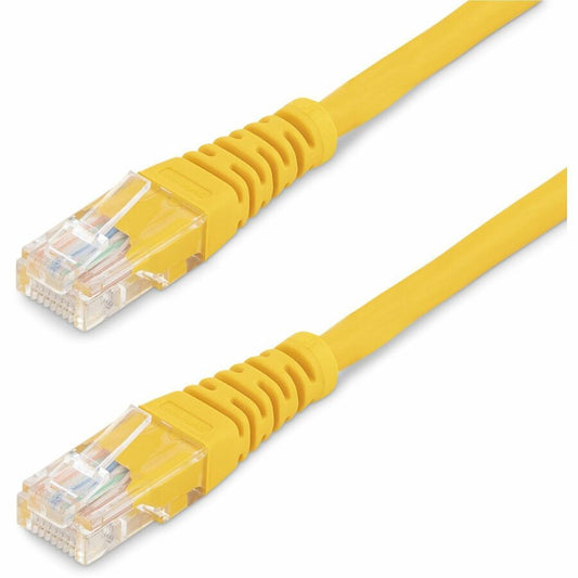 1FT YELLOW CAT5E ETHERNET CABLE