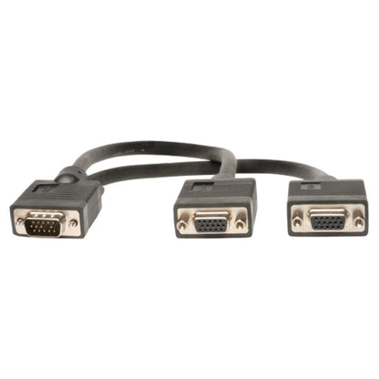 Tripp Lite VGA Monitor Y Splitter Cable (HD15 M/2xF) 1 ft. (0.31 m)