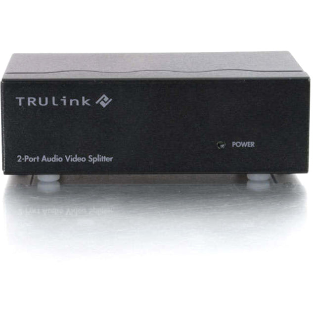 C2G 2-Port UXGA Monitor Splitter/Extender with 3.5mm Audio (Female Input)