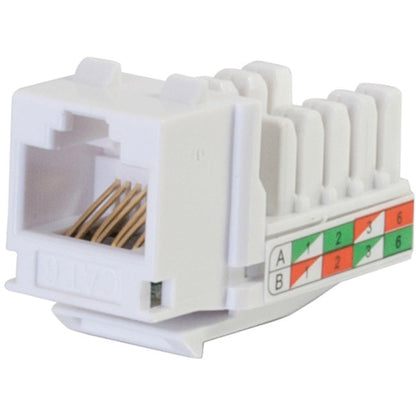 C2G Cat6 RJ45 UTP Keystone Jack - White