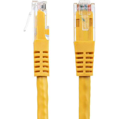 StarTech.com 3ft CAT6 Ethernet Cable - Yellow Molded Gigabit - 100W PoE UTP 650MHz - Category 6 Patch Cord UL Certified Wiring/TIA