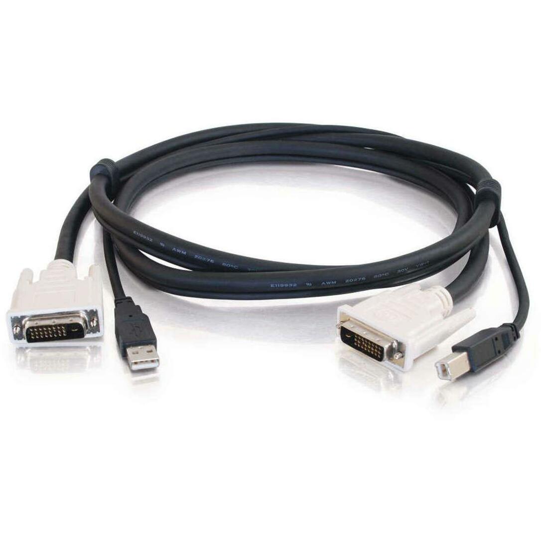 C2G 6ft DVI Dual Link + USB 2.0 KVM Cable