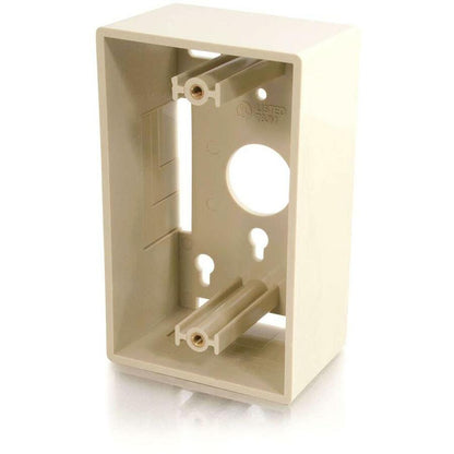 C2G Single Gang Wall Box - Ivory