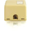 C2G 1-Port Keystone Jack Surface Mount Box - Ivory