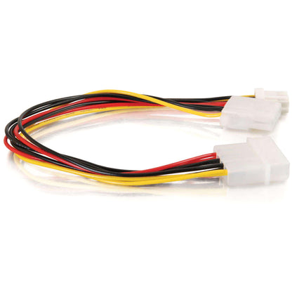 C2G 10in One 5-1/4in to One 3-1/2in with One 5-1/4in Internal Power Y-Cable