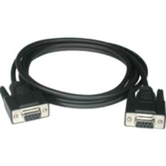 10FT NULL MODEM CABLE BLACK    