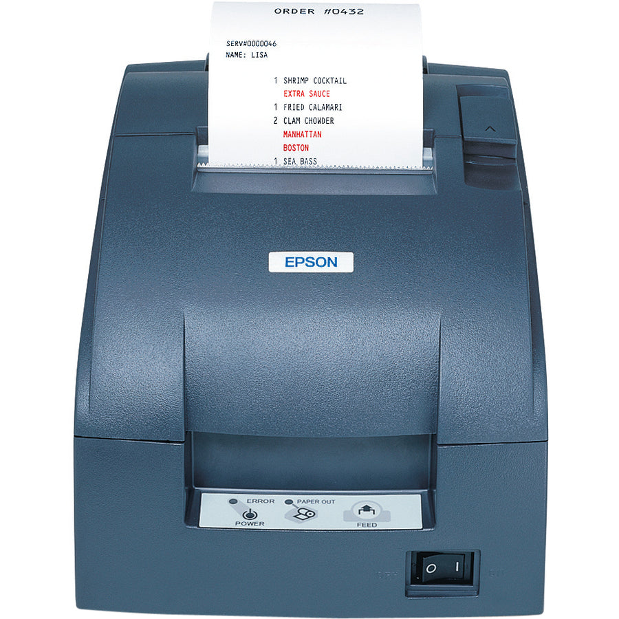 Epson TM-U220D POS Receipt Printer - Monochrome - 6 lps Mono - Parallel