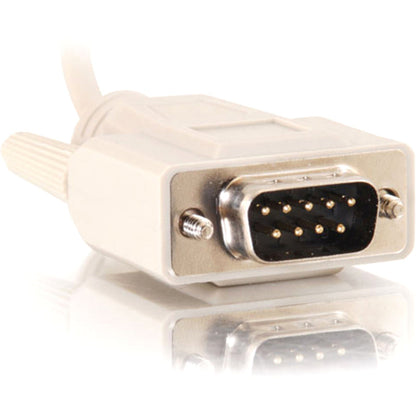 C2G 10ft DB9 M/M Cable - Beige