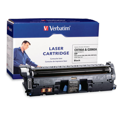 Verbatim Remanufactured Laser Toner Cartridge alternative for HP C9700A & Q3960A Black