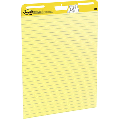 Post-it&reg; Self-Stick Easel Pads with Faint Rule