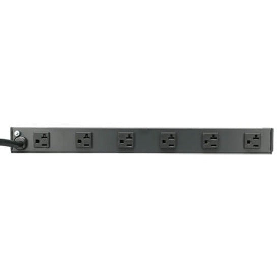 Tripp Lite 1U Rack-Mount Power Strip 120V 20A L5-20P 12 Outlets (6 Front-Facing 6-Rear-Facing) 15 ft. (4.57 m) Cord