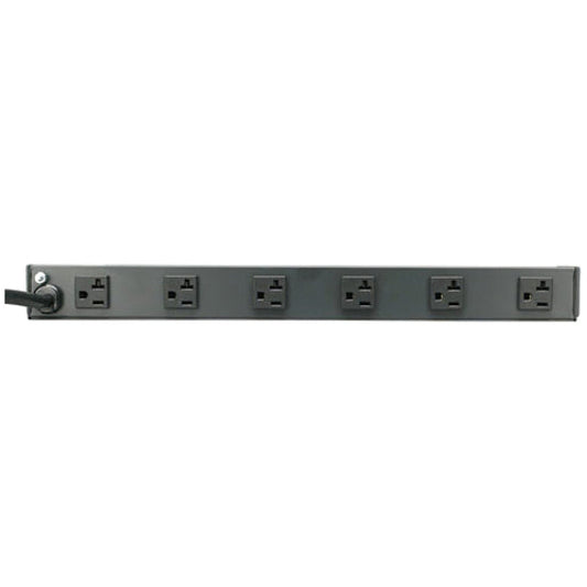 Tripp Lite 1U Rack-Mount Power Strip 120V 20A L5-20P 12 Outlets (6 Front-Facing 6-Rear-Facing) 15 ft. (4.57 m) Cord