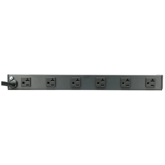 Tripp Lite 1U Rack-Mount Power Strip 120V 20A L5-20P 12 Outlets (6 Front-Facing 6-Rear-Facing) 15 ft. (4.57 m) Cord