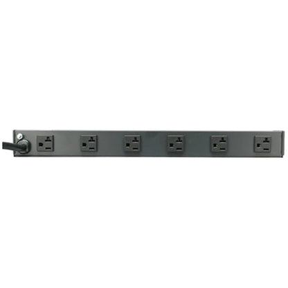 Tripp Lite 1U Rack-Mount Power Strip 120V 20A L5-20P 12 Outlets (6 Front-Facing 6-Rear-Facing) 15 ft. (4.57 m) Cord