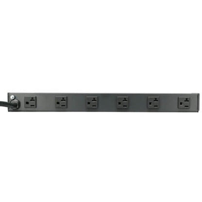 Tripp Lite 1U Rack-Mount Power Strip 120V 20A L5-20P 12 Outlets (6 Front-Facing 6-Rear-Facing) 15 ft. (4.57 m) Cord