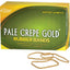 Alliance Rubber 20335 Pale Crepe Gold Rubber Bands - Size #33