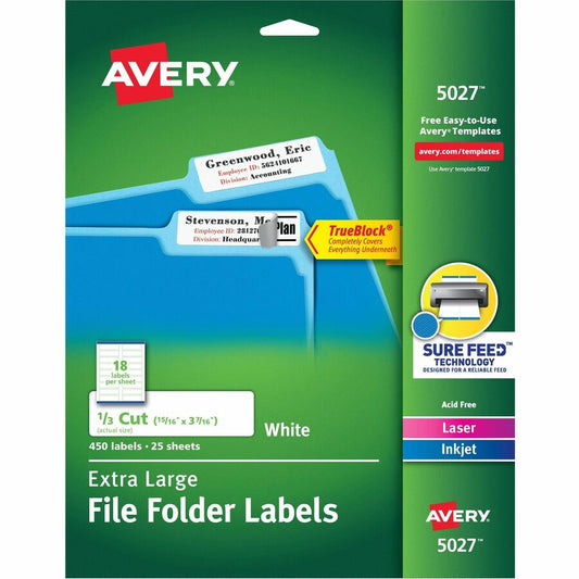 Avery&reg; Extra-Large File Folder Labels