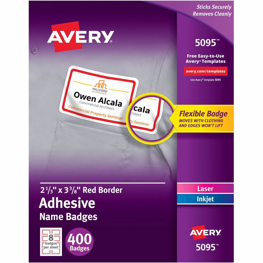 Avery&reg; Name Badge Label