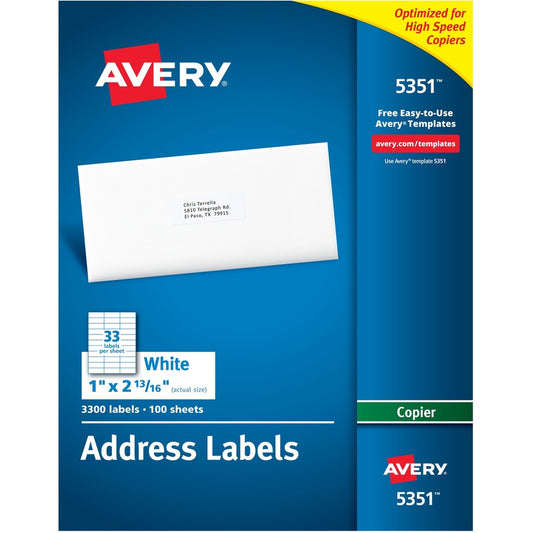 Avery&reg; Copier Address Labels