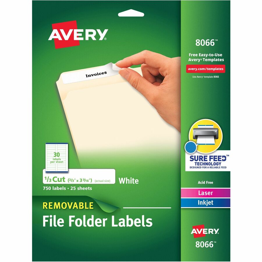 Avery&reg; Removable File Folder Labels