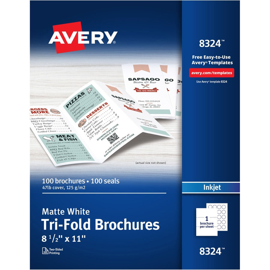 Avery&reg; Tri-Fold Brochures - 2-Sided Printing