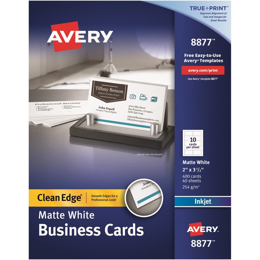 Avery&reg; Clean Edge Business Cards