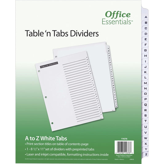 Avery&reg; A-Z Table 'N Tabs Dividers