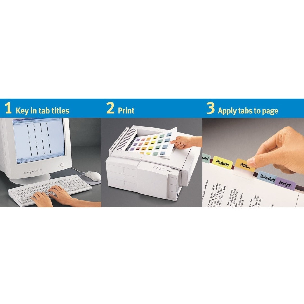 Avery&reg; Printable Repositionable Tabs