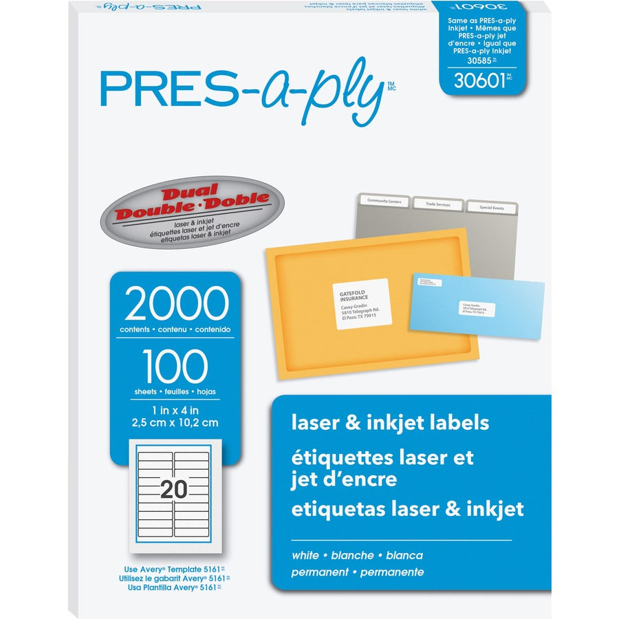 PRES-a-ply White Labels