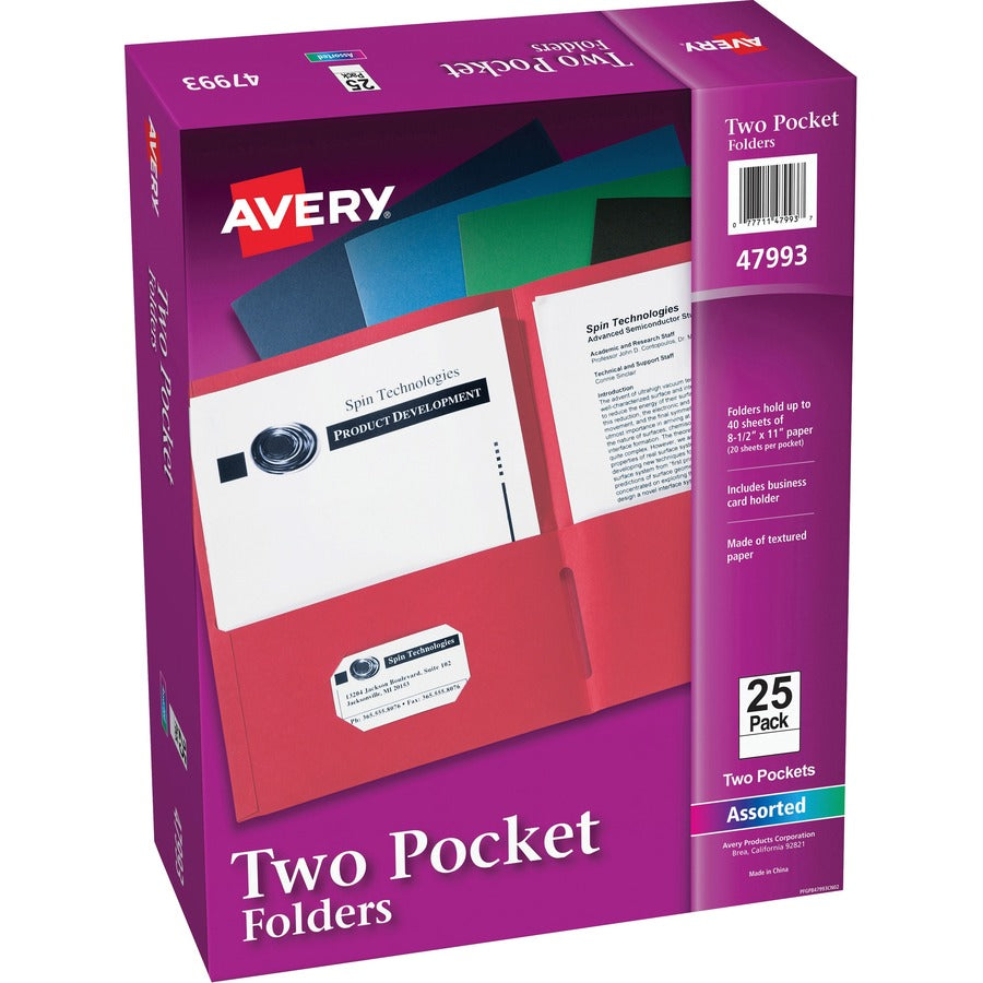 Avery&reg; Letter Pocket Folder