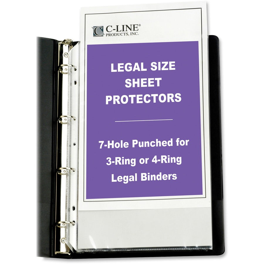 C-Line Heavyweight Poly Sheet Protectors