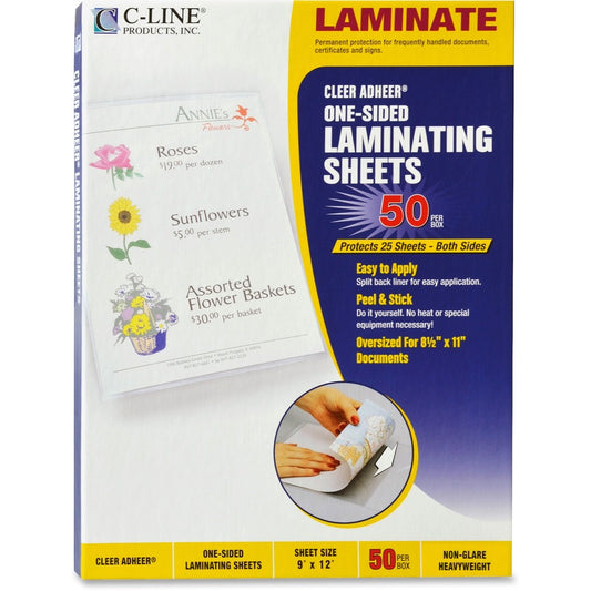 C-Line Heavyweight Cleer Adheer Laminating Sheets