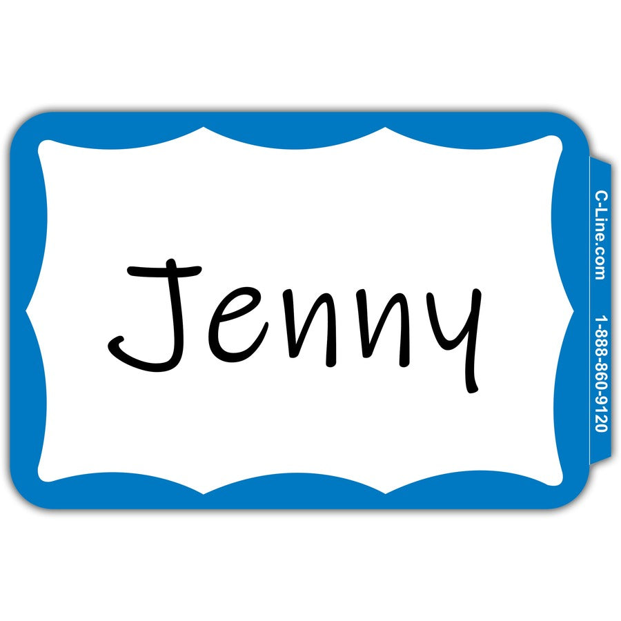 C-Line Self-Adhesive Name Tags