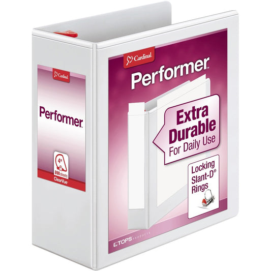 Cardinal Xtravalue Clearvue Locking D-Ring Binder