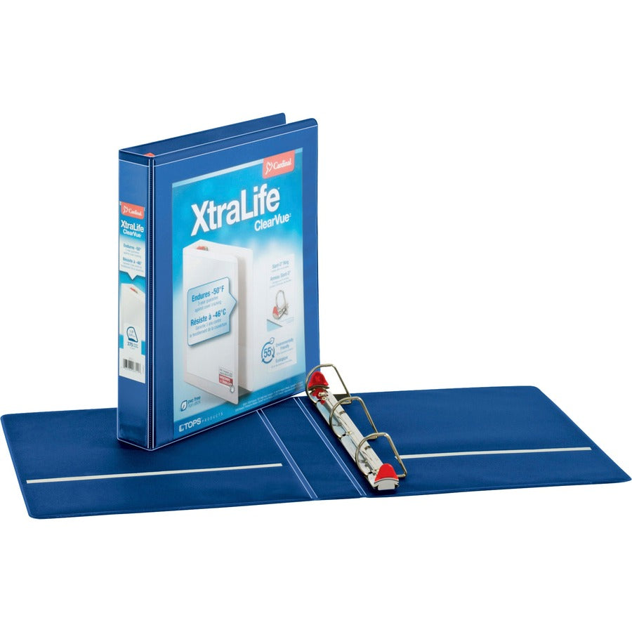 Cardinal Xtralife ClearVue Locking Slant-D Binders