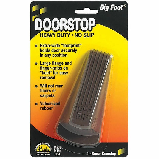 Big Foot Doorstop Brown