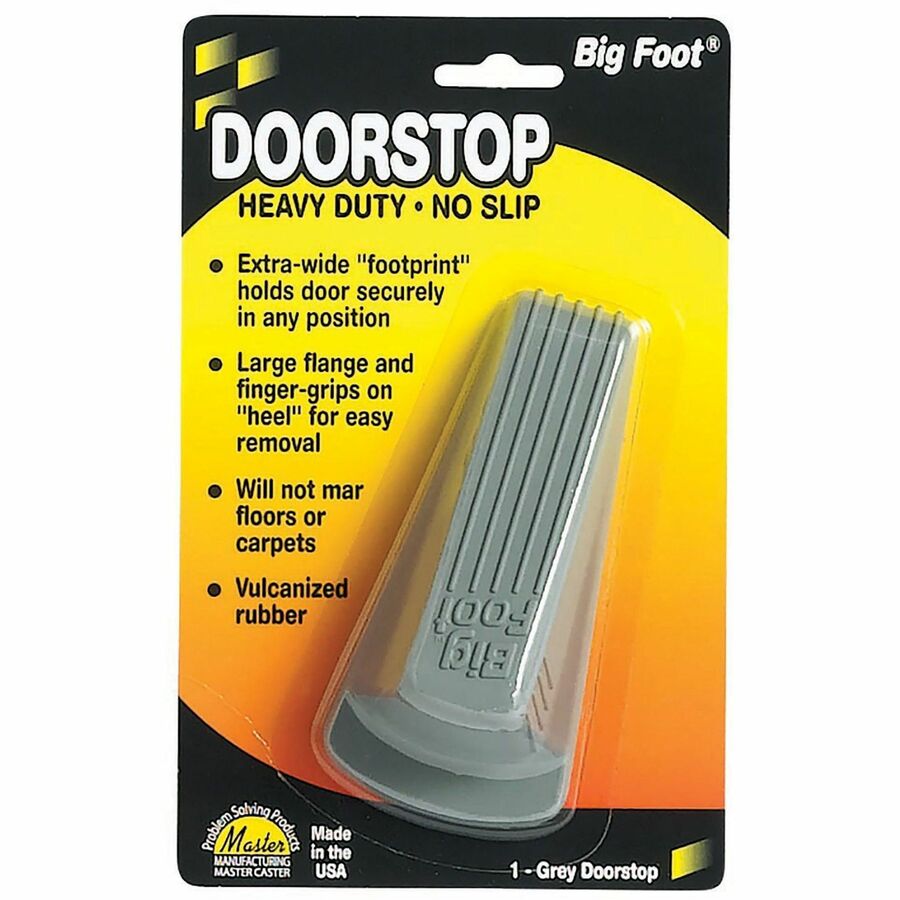 Big Foot Doorstop Gray