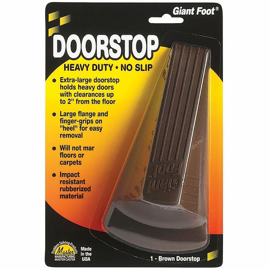 Giant Foot Doorstop Brown