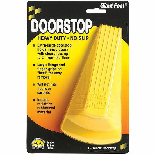 Giant Foot Doorstop Yellow