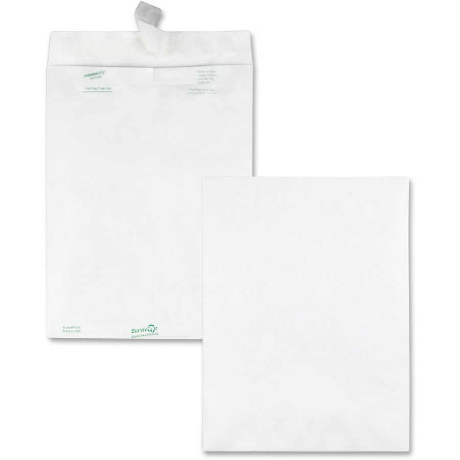 Survivor&reg; 9 x 12 DuPont Tyvek Catalog Mailers with Self-Sealing Closure