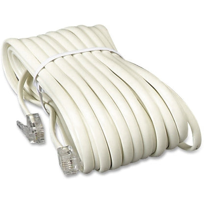 Softalk 04020 Phone Line Cord 25 ft. Ivory