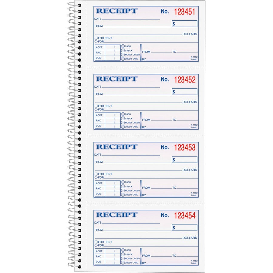 TOPS Carbonless 2-part Money Receipt Book