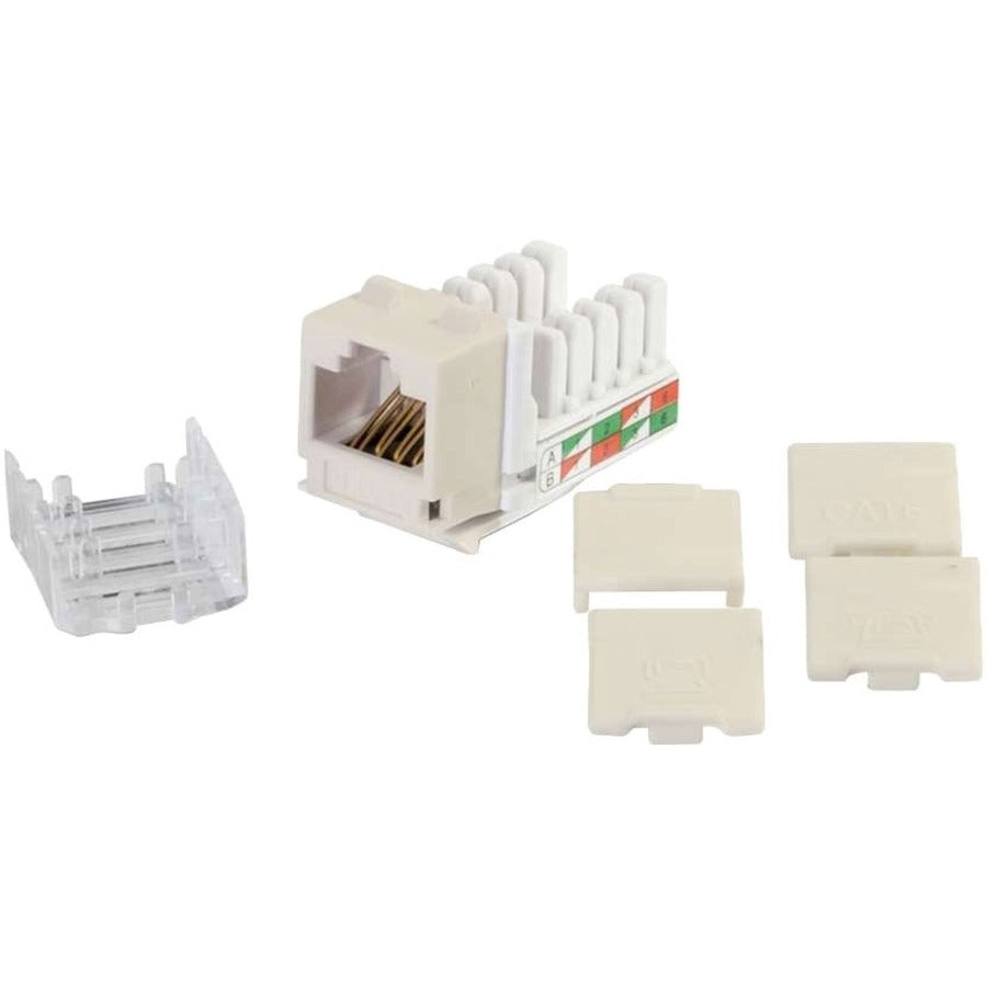 CAT6 90 KEYSTONE JACK IVORY    